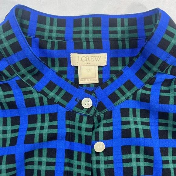 J crew hidden button blouse size 10 - Picture 2 of 7